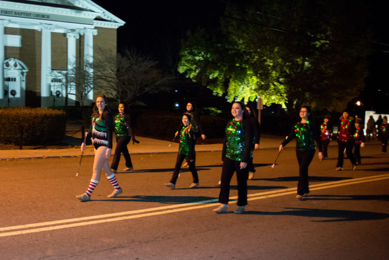 Light the Night Jefferson City Christmas Parade Spectra Twirlers